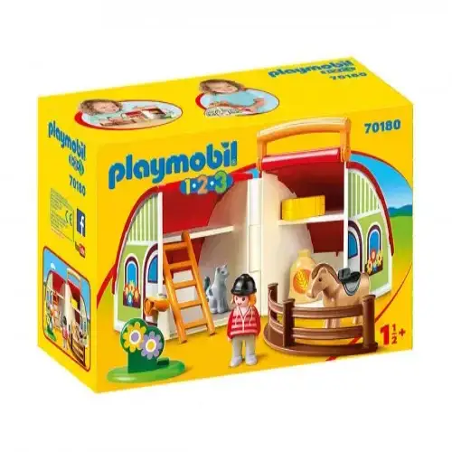 Детски комплект за игра - Моята преносима ферма Playmobil | P97149