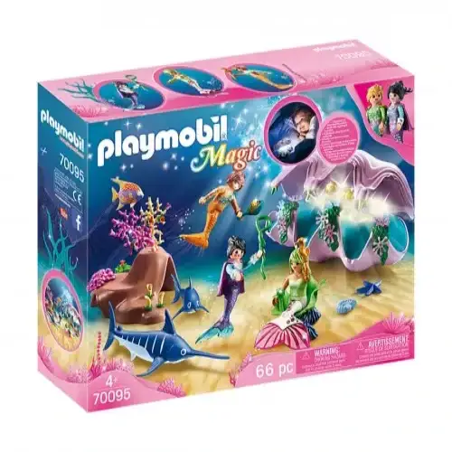 Детски комплект - Перлена черупка с нощна светлина Playmobil | P97151