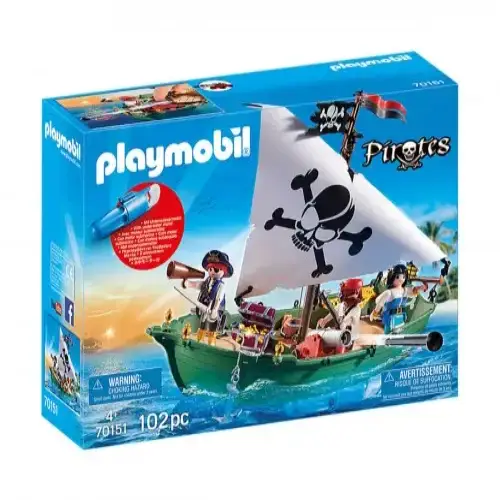 Детски комплект - Пиратски кораб с подводен мотор Playmobil | P97152