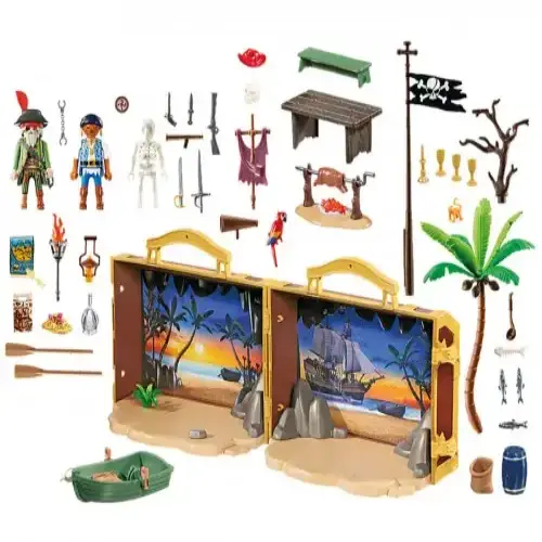 Детски комплект - Преносим пиратски остров Playmobil | P97155
