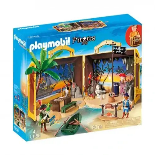 Детски комплект - Преносим пиратски остров Playmobil | P97155