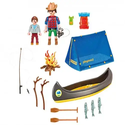 Детски Приключенски къмпинг в преносимо куфарче Playmobil  - 2