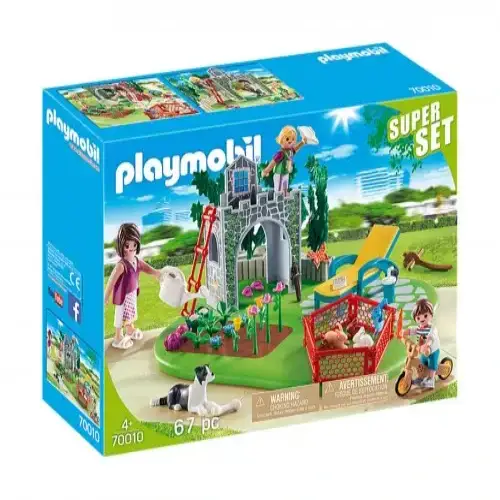 Детски комплект за игра - Семейна градина Playmobil | P97172
