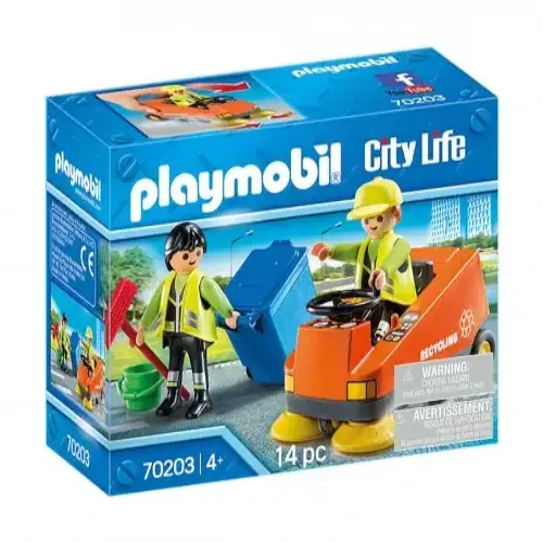 Детски комплект - Уличен метач Playmobil | P97177