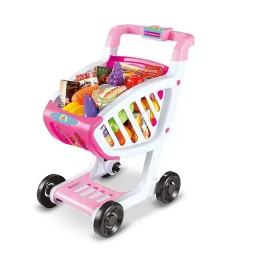 Детска количка за пазаруване Ocie розова | P97203