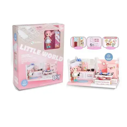 Детска мини кухня с кукла Ocie Little World | P97212