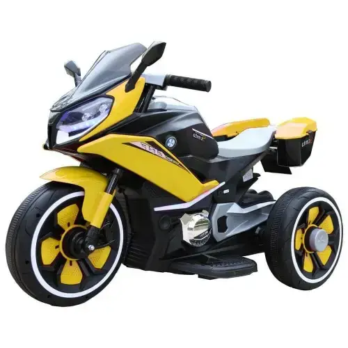 Детски акумулаторен мотор Ocie Sport 9CENTO 6V с три гуми Жълт | P97231