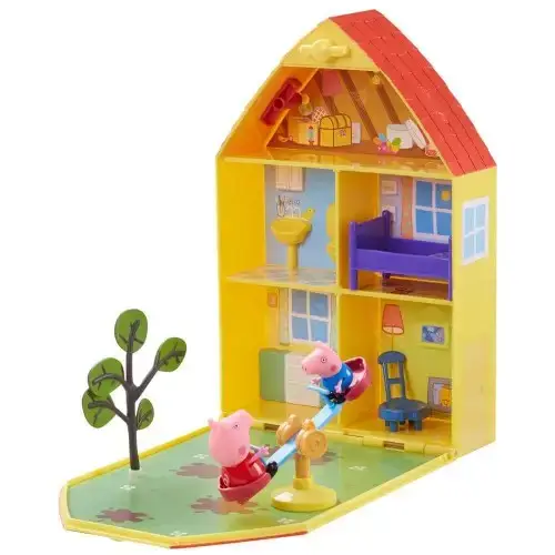 Детска къща с градина и Фигура 2бр.Peppa Pig | P97237