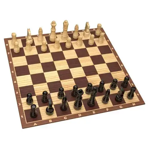 Детски шах с дървени фигури SM | P97249