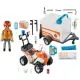 Детски комплект - АТВ за спешна помощ с ремарке Playmobil  - 2