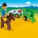 Детски комплект - Кола с ремарке за коне Playmobil  - 3