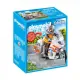 Детски комплект за игра - Мотоциклет за спешна помощ Playmobil  - 1