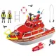 Детски комплект за игра - Пожарна спасителна лодка Playmobil  - 2