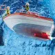 Детски комплект за игра - Пожарна спасителна лодка Playmobil  - 5