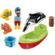Детски комплект - Рибар с лодка Playmobil  - 2