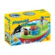 Детски комплект - Рибар с лодка Playmobil  - 1