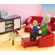 Детски комплект за игра - Удобна всекидневна Playmobil  - 3