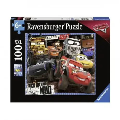 Детски пъзел Ravensburger Кални състезатели 100 ел. XXL | P97340