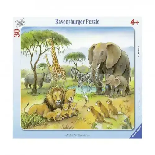 Детски пъзел Ravensburger Животинският свят от Африка 30-48 ел. | P97396