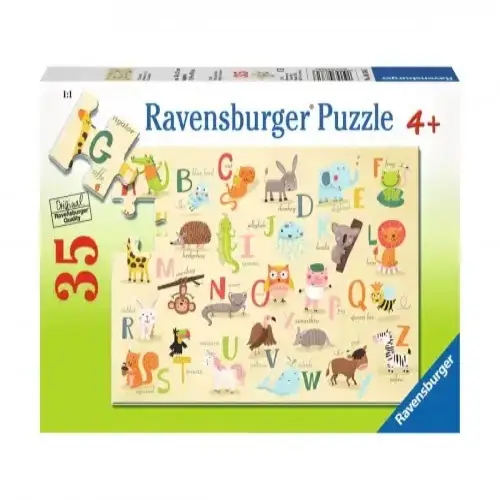 Детски пъзел Ravensburger Азбука с животни 35 ел. | P97397