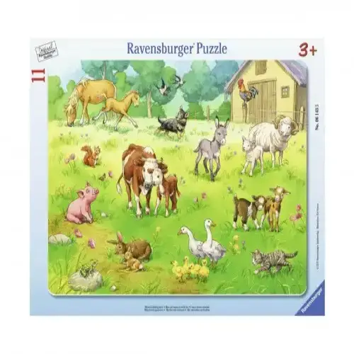 Детски пъзел Ravensburger Моите любими животни 11 ел. | P97457