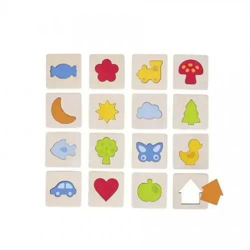 Детска игра за памет Goki Намери формите | P97529