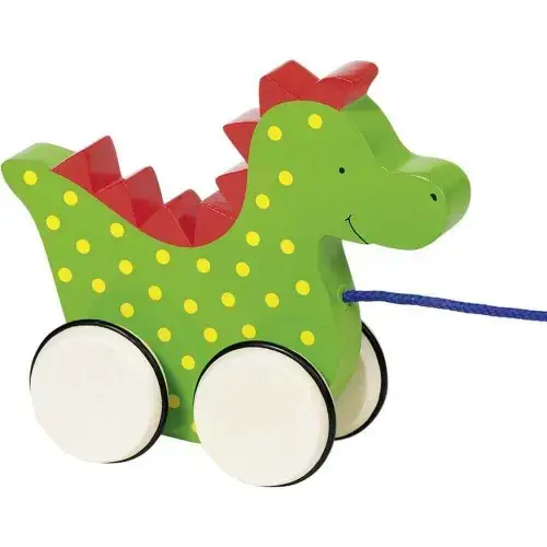 Детска играчка за дърпане Goki Дракон Саро | P97539