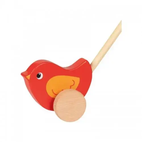 Детска играчка за бутане Goki Птиче | P97591