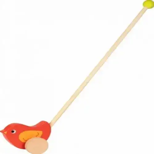Детска играчка за бутане Goki Птиче | P97591