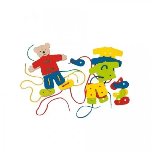 Детски комплект - Мечка за шиене с дрехи Goki | P97665