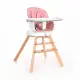 Детски стол за хранене Lorelli Napoli с ротация Pink Bears  - 1