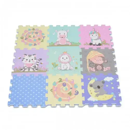 Детски мек пъзел-килим Moni Toys Education&Animal | P97991