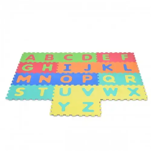 Детски мек пъзел-килим Moni Toys азбука (A - Z) | P98042