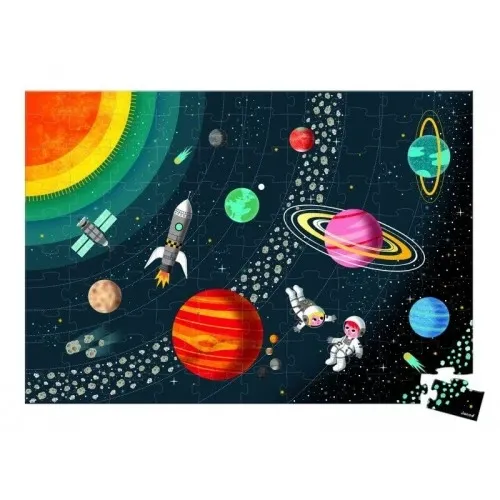 Детски образователен пъзел Janod Слънчевата система | P98136