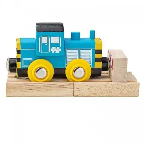 Детска играчка - Дървен локомотив - Клас 7 BigJigs | P98251