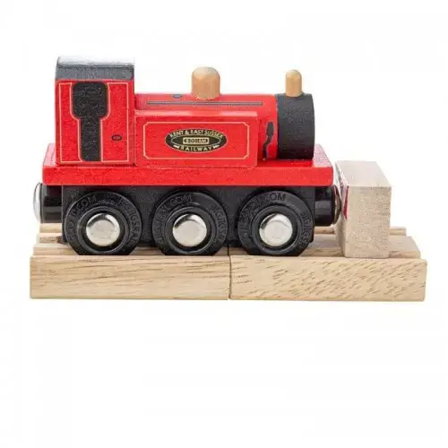 Детски дървен парен локомотив Териер BigJigs | P98252