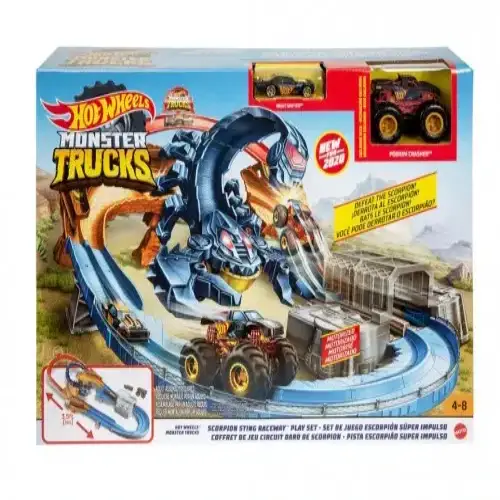 Hot Wheels Monster Truck Игрален комплект Скорпион с едно бъги | P98437