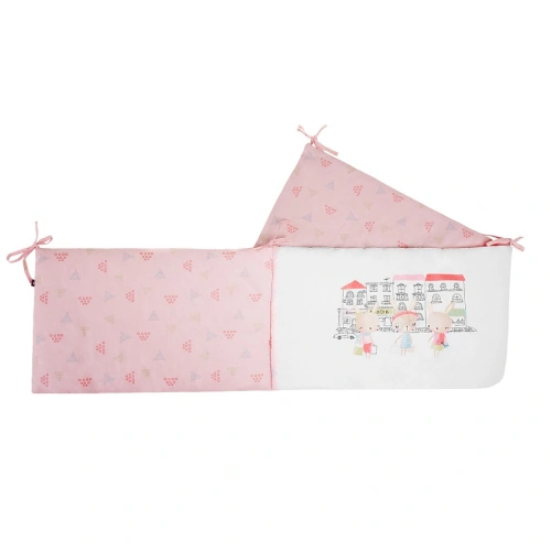 Бебешки обиколник с вата KikkaBoo Day in Paris 210см P98534