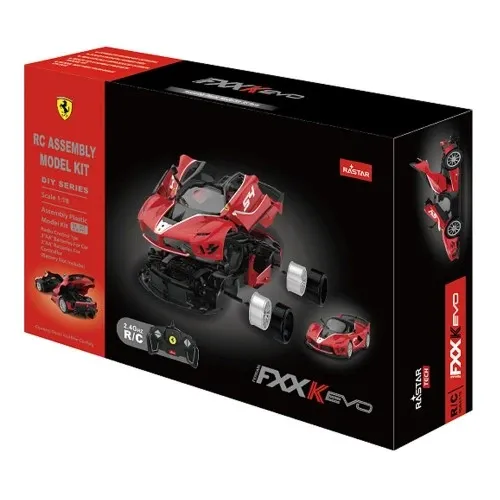 Детска кола Ferrari FXXK EVO за сглобяване 84ч. Radio/C 1:18  - 3