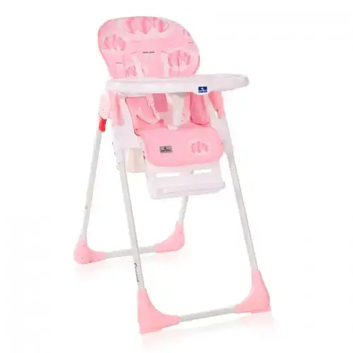 Детски стол за хранене Lorelli Cryspi Pink Hearts | P98872