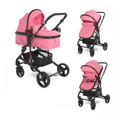 Детска комбинирана количка Lorelli Alba Classic Candy Pink | P102048