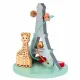 Детска дървена спирала с мъниста Janod Жирафчето Софи  - 3