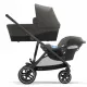Бебешка количка за близнаци Cybex Gazelle S Soho Grey black  - 2