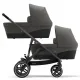 Бебешка количка за близнаци Cybex Gazelle S Soho Grey black  - 8