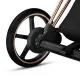 Шаси за бебешка количка e-Priam Chrome ч.кожа+ скеле на седалка  - 2