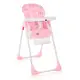 Детски стол за хранене Lorelli Cryspi Pink Hearts  - 1