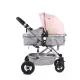 Бебешка комбинирана детска количка Moni Ciara Pink  - 1