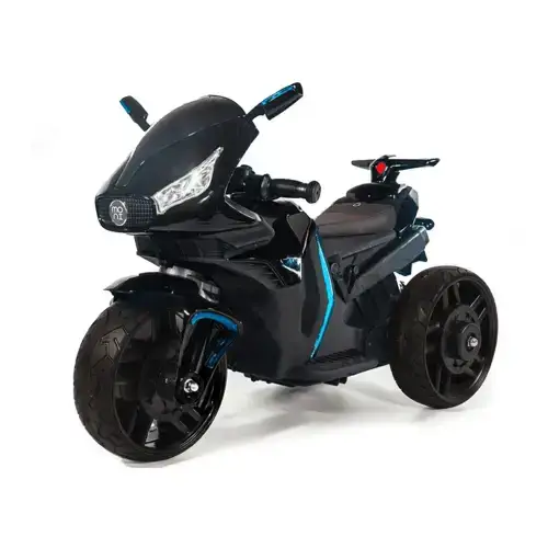 Aкумулаторeн мотор Moni Shadow с кожена седалка, черен | P103390