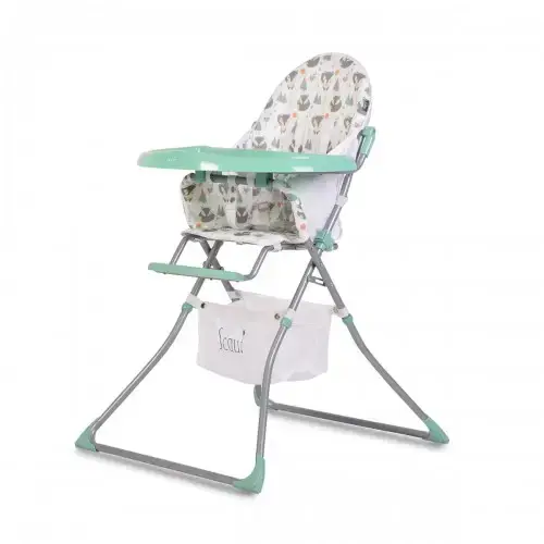 Детски стол за хранене Moni Scaut мента | P99242