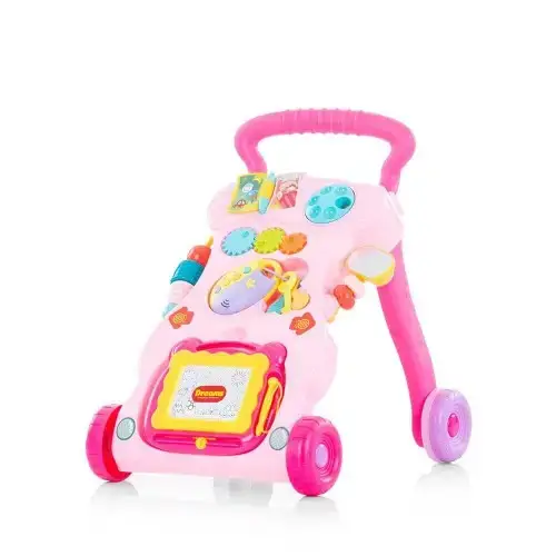 Бебешка музикална играчка на колела Chipollino Funny, розова | P105806